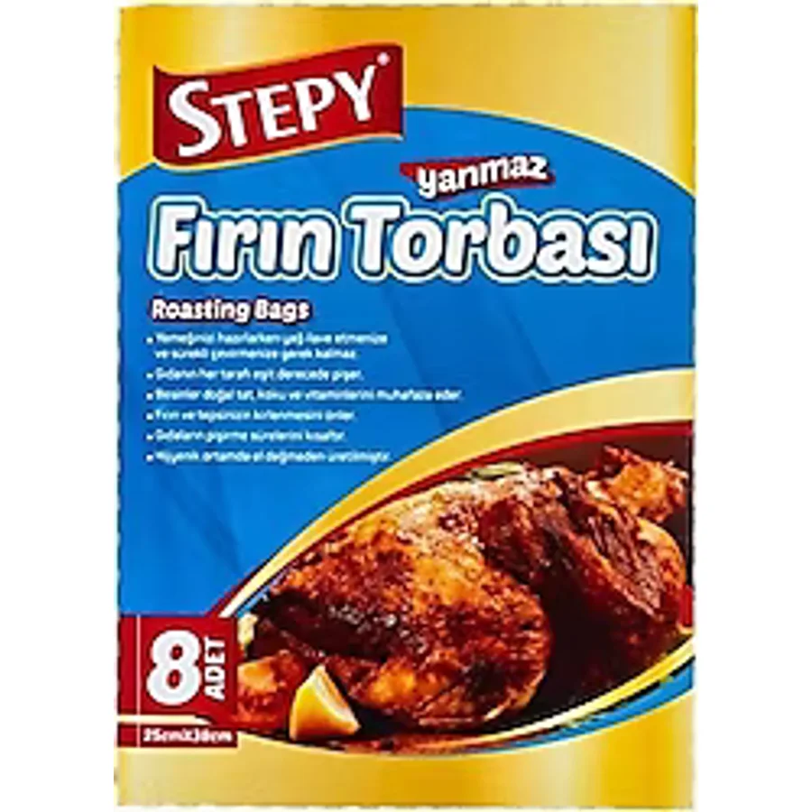 Stepy 8'li Yanmaz Fırın Torbası