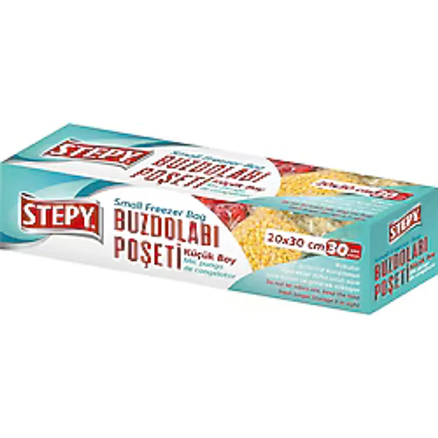 Stepy Küçük Boy Buzdolabı Poşeti 30'lu