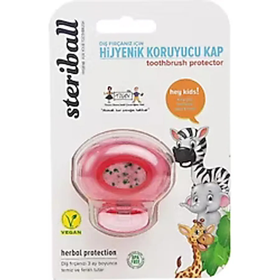 Steriball Çocuklar için Diş Fırçası Koruma Kabı