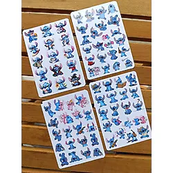 Stich Sticker Etiket Seti 4 Sayfa A6 Boy