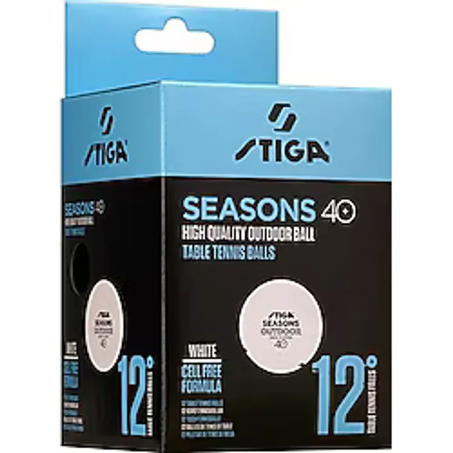 Stiga Table Tenis Ball Seasons Masa Tenisi Pinpon Topu Beyaz 12Li 1110-2810-12