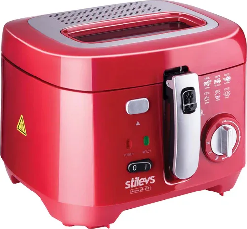 Stilevs Actıva DF-118 Kırmızı Fritöz