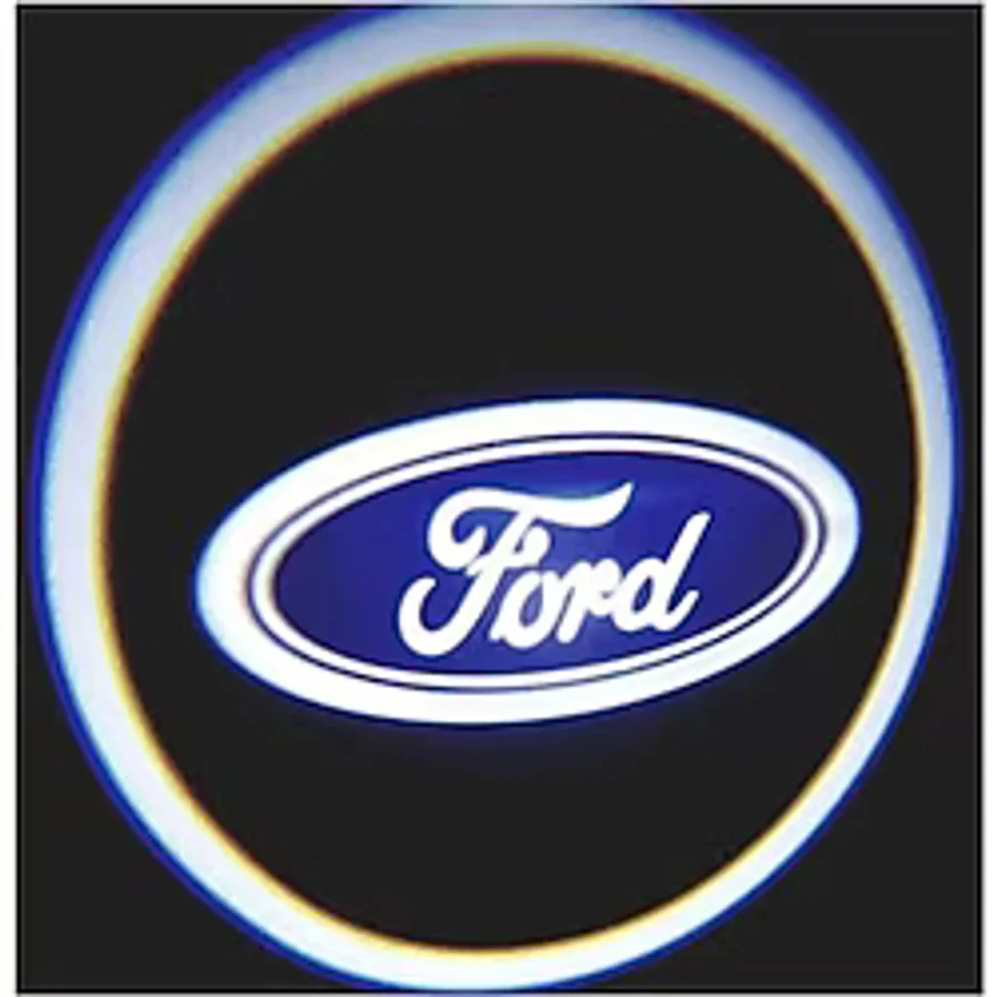 STİLİX GARAGE Mesafe Sensörlü Pilli Yapıştırmalı Kapı Altı Led Logo Tüm Markalr Ford