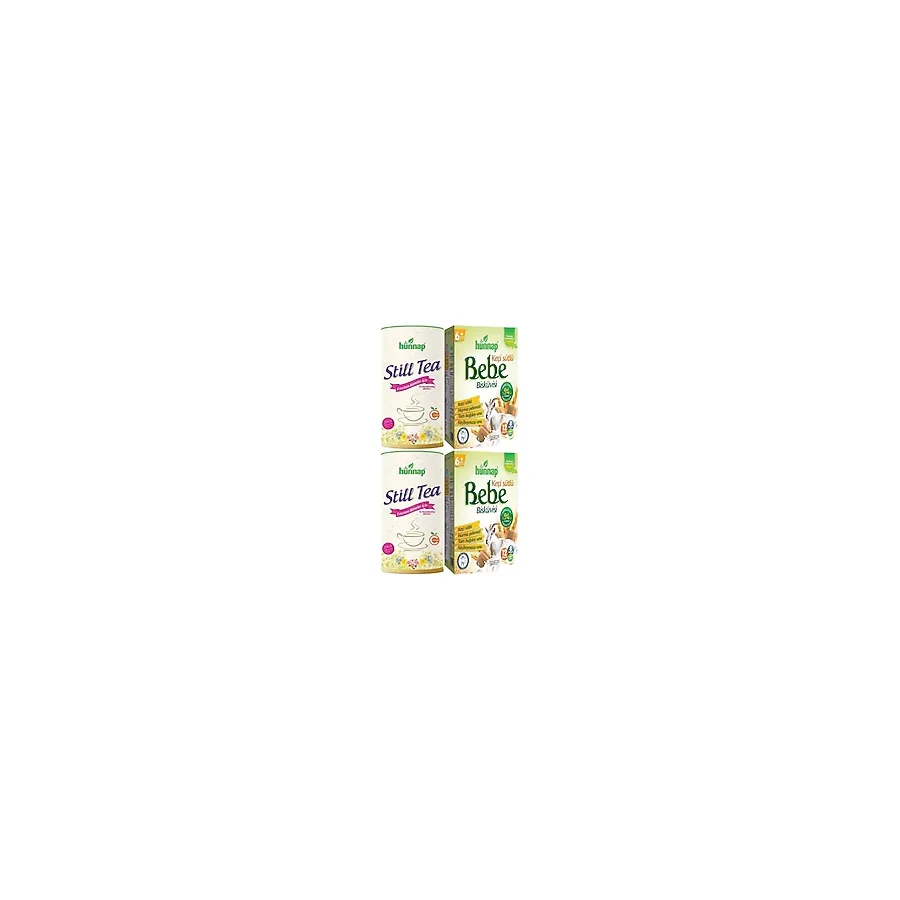 Still Tea Emziren Anneler İçin Süt Arttırıcı Içecek 200GR Bebe Bisküvisi 400GR (4 Lü Set)