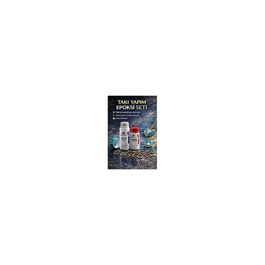 Stonechem Epoksi Takı Seti 750 Gr Epoksi, Bant Ve 8 Adet Takı Aparatları
