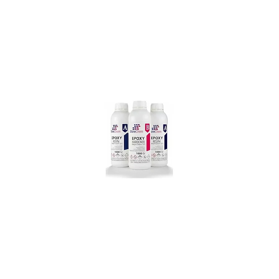 stonechem Ultra Şeffaf Epoksi Reçine 3 Kg Hobi Sanat Tepsi Magnet Ahşap