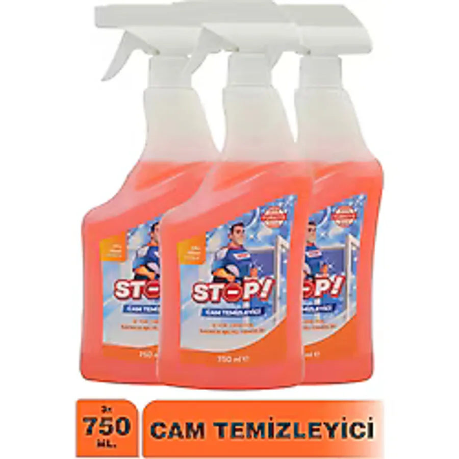 Stop Forte 3'lü Cam Temizleyici Sprey