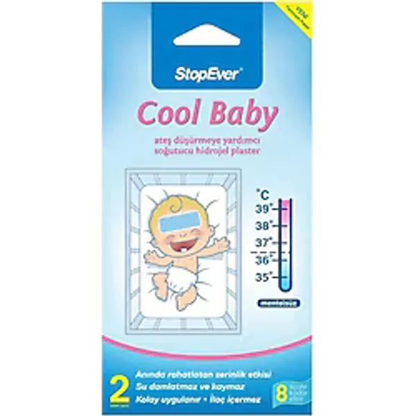 Stopever Coolbaby Ateş Düşürmeye Yardımcı Plaster (6 Adet)
