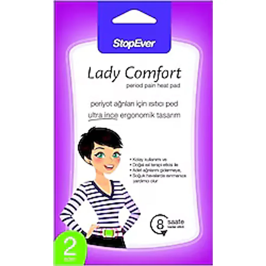 StopEver Lady Comfort Adet Ağrıları İçin 2'li Isı Pedi