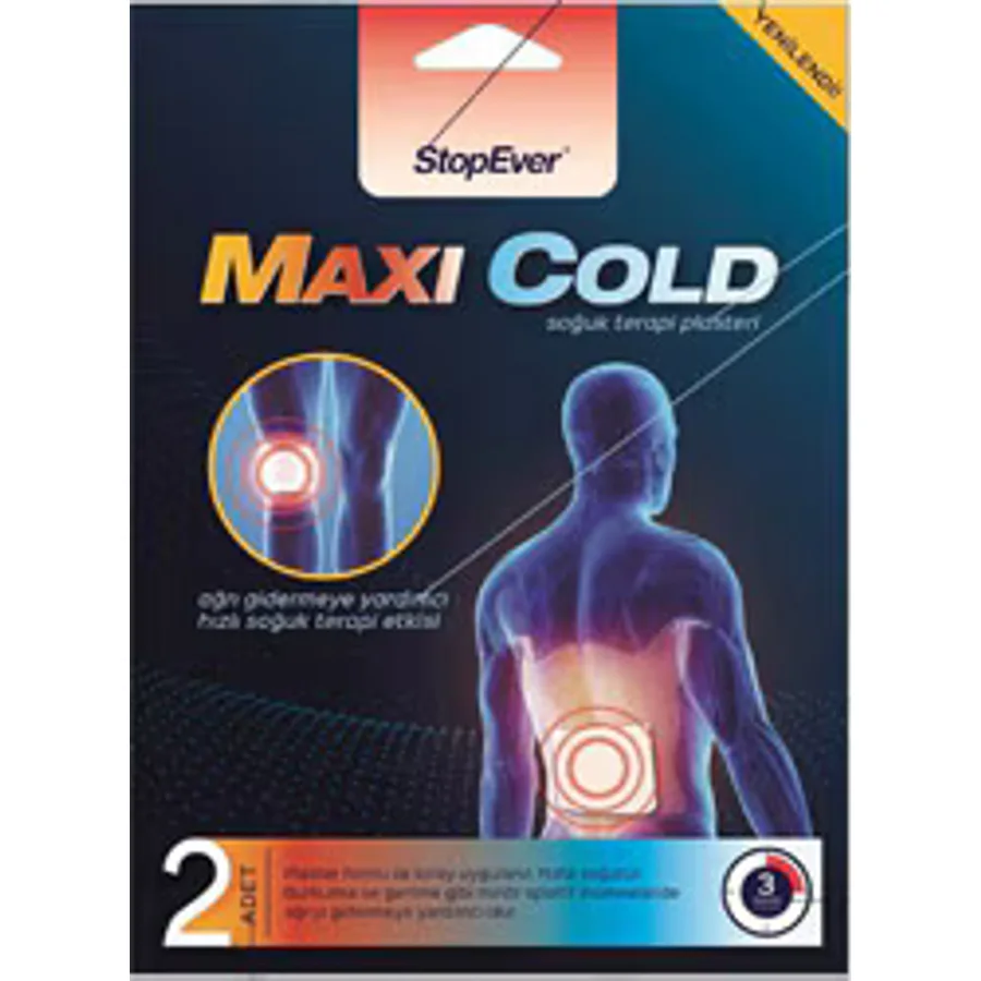 StopEver Maxi Cold 2'li Soğuk Terapi Plasteri