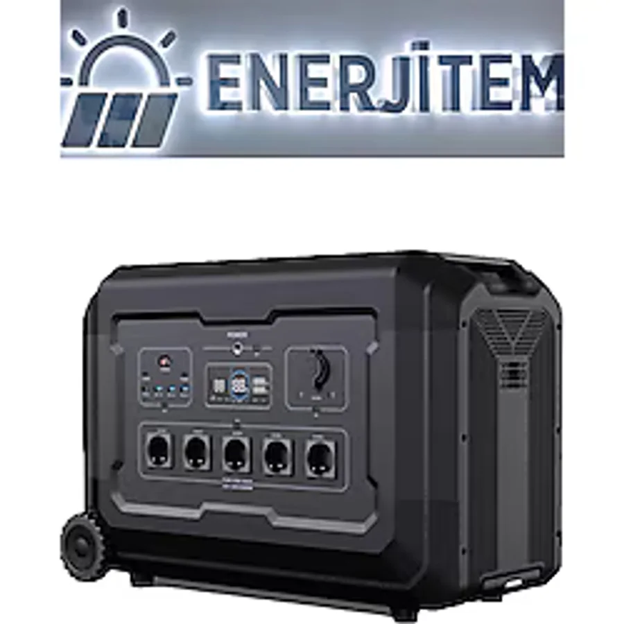 Storcell 5 KW=5000 W Sessiz Hibrit Jeneratör, Taşınabilir Güç KAYNAĞI,5040WH Lifepo4,elektrikli Araç,ev,kamp