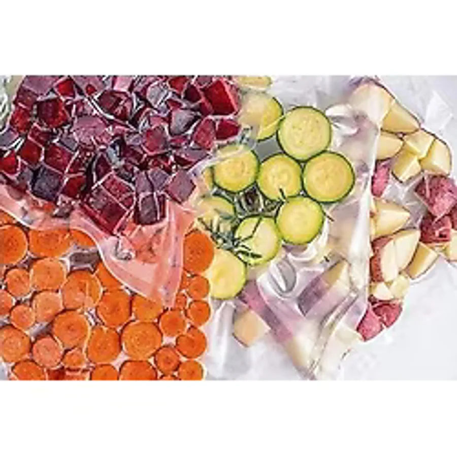 Storemax 5 Metre Tırtıklı Rulo Vakum Poşeti Torbası (Seçenekli) (25CM) - Ahşap - Beyaz