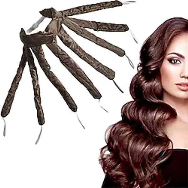 Storemax Aputue Bukle Maşası, Ahtapot Tasarımı Ayarlanabilir Tembel Bukle Aleti, Isısız Saç Kıvırma Çubuğu, Gece Boyu Kullanım İçin Baş Bandı Bukle Aleti, Kadınlar İçin Dıy Saç Şekillendirme Aracı (Or