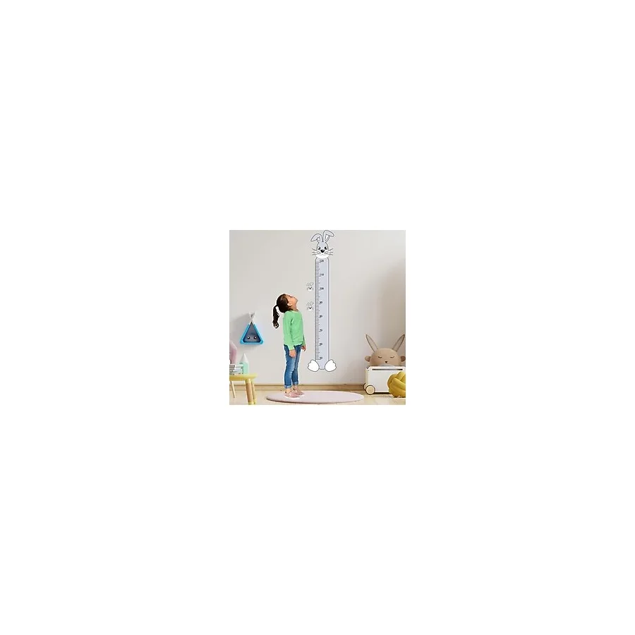 Storemax Şeklinde Boy Ölçüm Cetveli - Bebek ve Çocuk Odası İçin - 1,5 lt - Ahşap