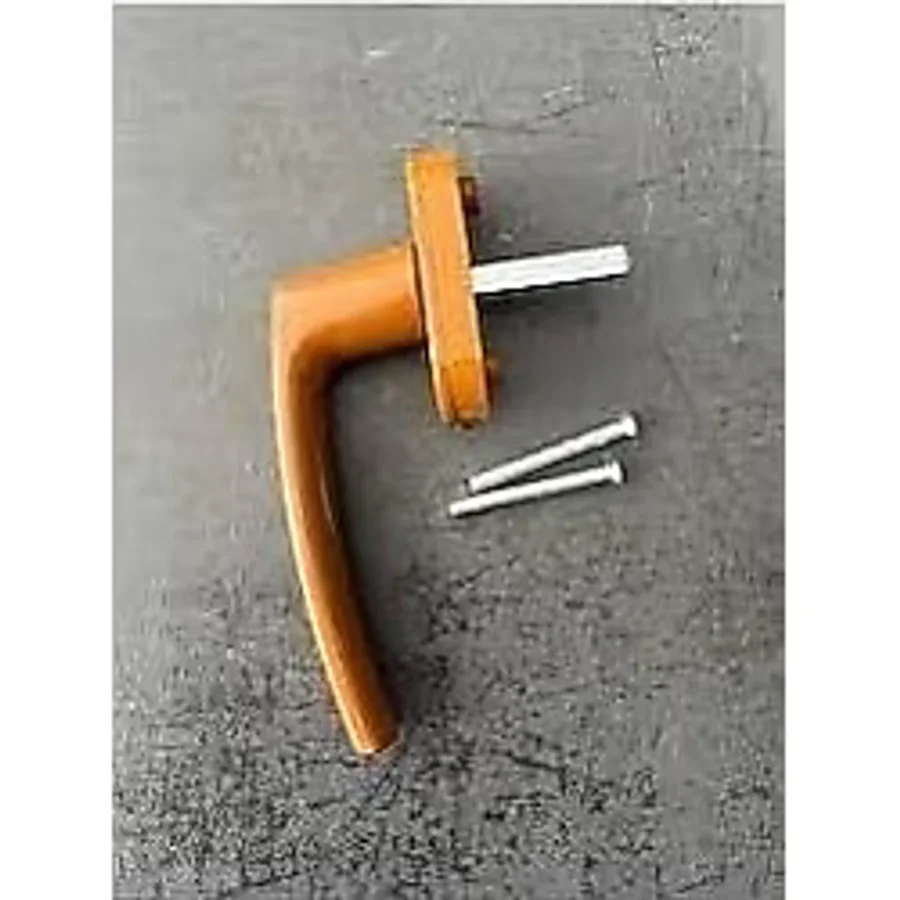 Storemax Yapı Pvc Pencere ve Kapı Kolu Altınmeşe (Açık Kahve) 2 Adet - standart