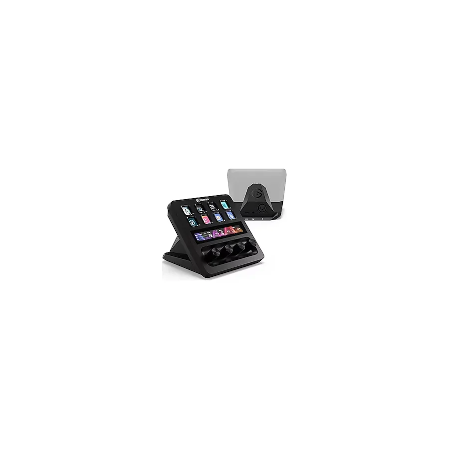Stream Deck + Xlr - Ses Mikseri ve Denetleyici, Arka Xlr'den Usb'ye Mikrofon Arayüzü, Podcasting