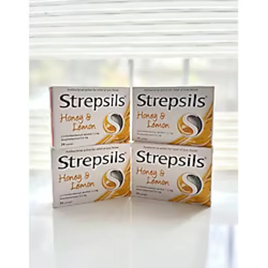 Strepsils Bal ve Limon Aromalı 24'lü Pastil 4 Adet