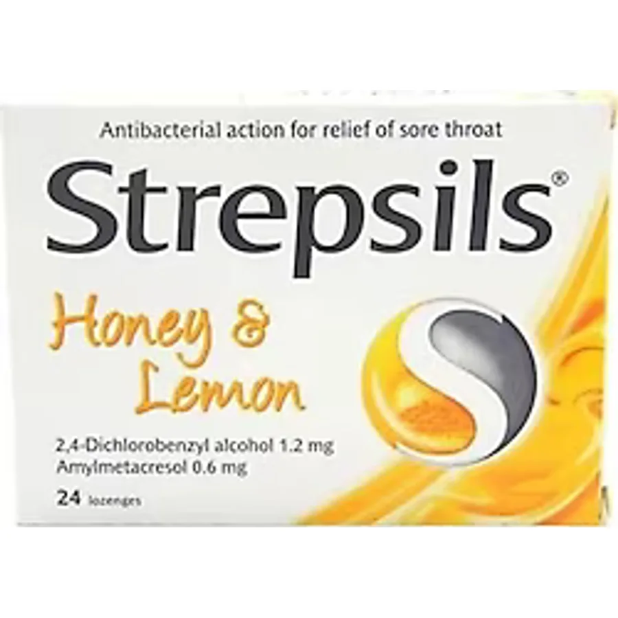 Strepsils Bal ve Limon Aromalı 24'lü Pastil