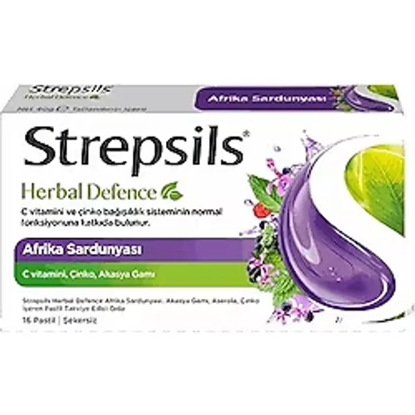Strepsils Herbal Defence Afrika Sardunyası 16'lı Pastil