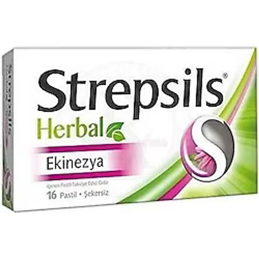 Strepsils Herbal Ekinezya Aromalı 16'lı Pastil