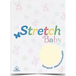Stretch Bebek Lastikli Çarşaf Krem
