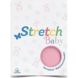 Stretch Bebek Lastikli Çarşaf Pembe