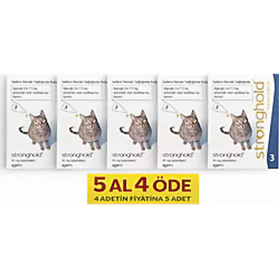 Stronghold Kedi 2.6-7.5 Kg İçin Damla 3 Pipet