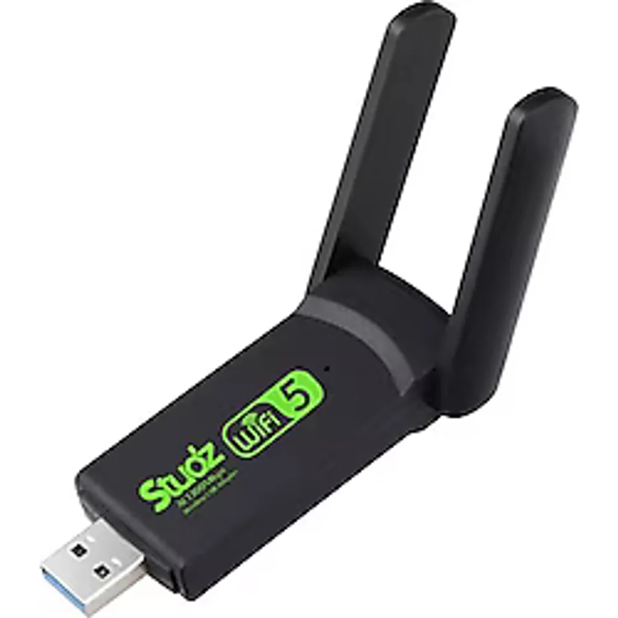 Studz Dual Band USB 3.0 Adaptör Kablosuz Wifi Alıcı AC1300 Wireless Adaptör