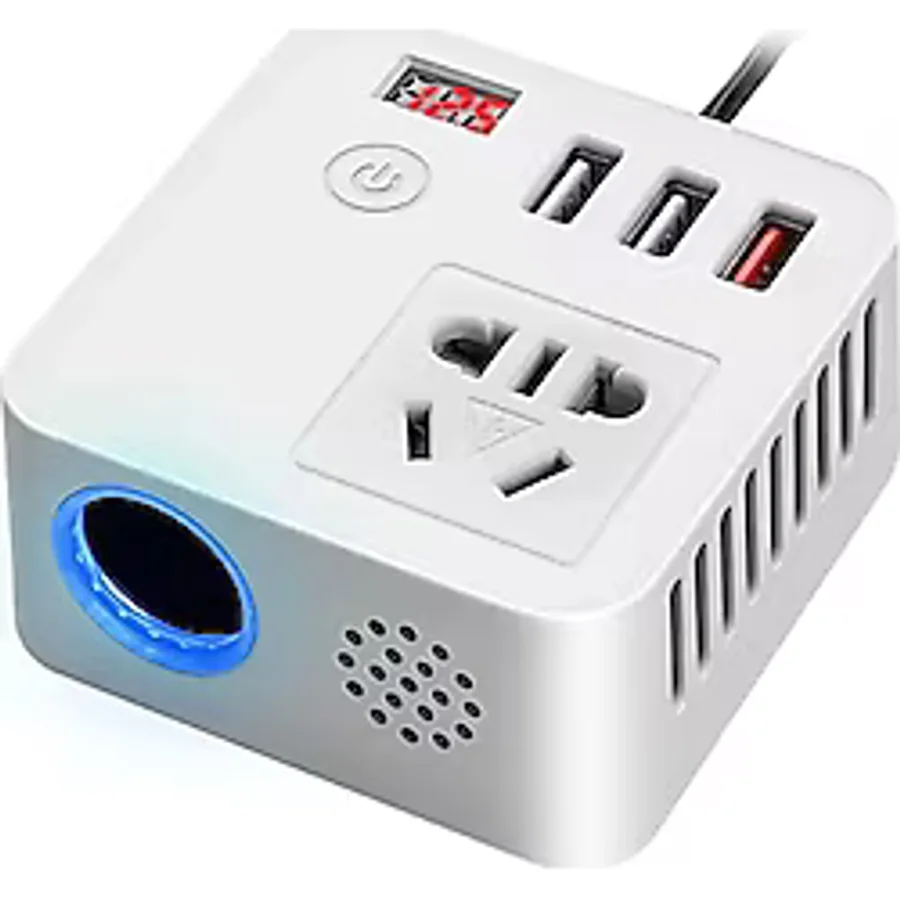StyleMall ÇOK FONKSİYONLU USB ARAÇ İNVERTÖRÜ 12V/24V 220V GÜÇ DÖNÜŞTÜRÜCÜ (4767)