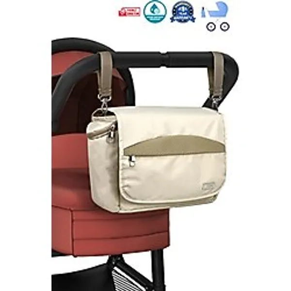 Stylo Stroller Bag Bebek Arabası ve Omuz Çantası X Pro Termos Bölümlü - Bej