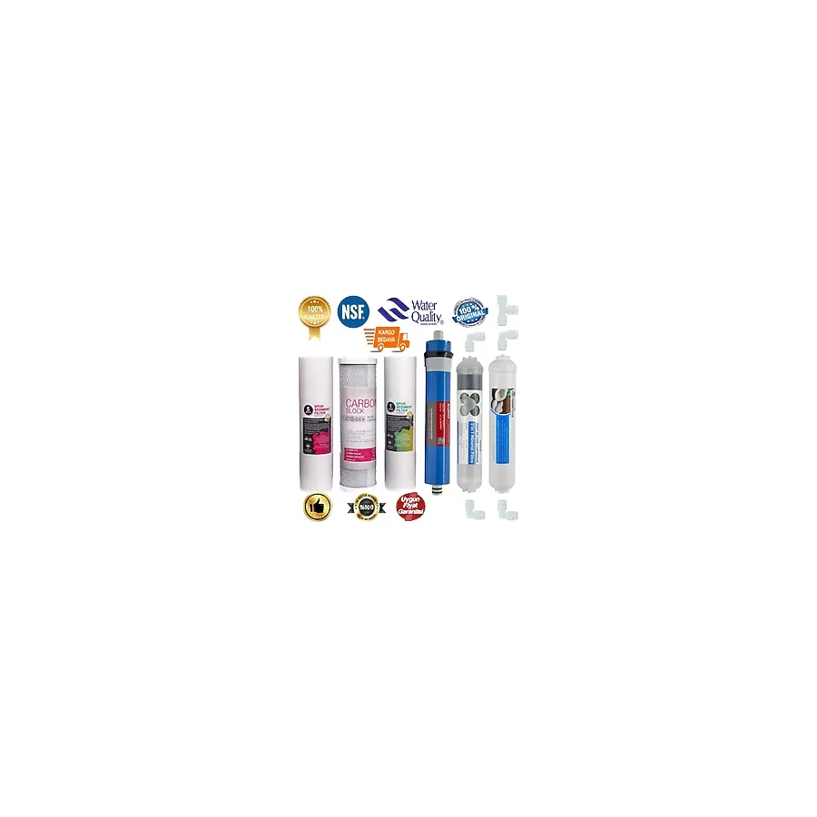 Su Arıtma Cihazı Filtresi 6 lı Set Aşamalı LG Membran