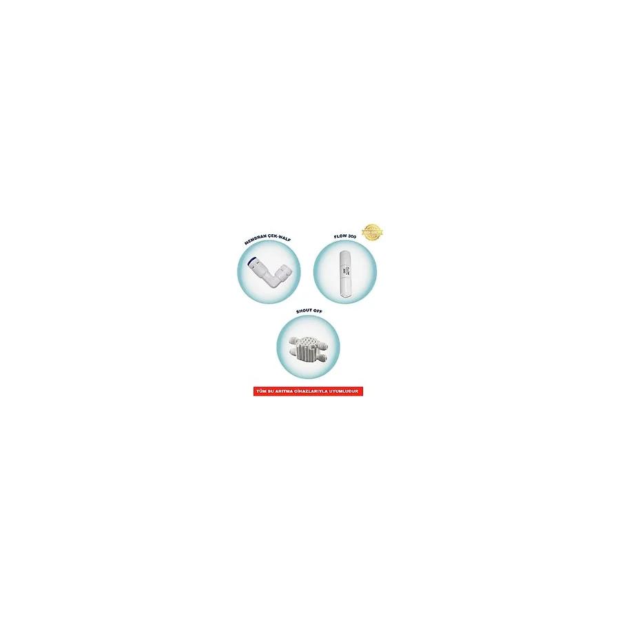 Su Arıtma Cihazı Yedek Parça Seti 3'lü Tüm Markalara Uyumludur