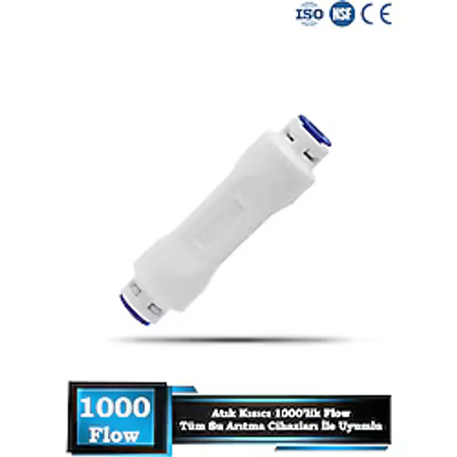 Su Arıtma Cihazları İçin Atık Kısıcı Flow 1000