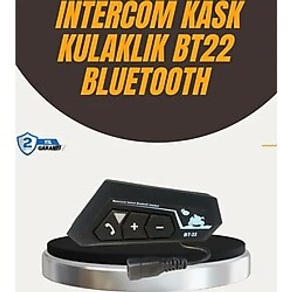 Su Geçirmez BT22 Bluetooth Kask Kulaklığı Gps ve Müzik Uyumlu
