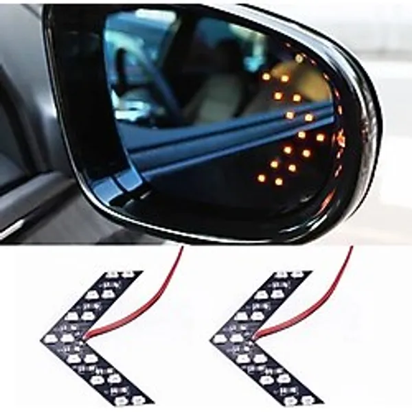 Subaru Impreza Uyumlu Ayna Gündüz Ledi Amber Renk 14 Led'li
