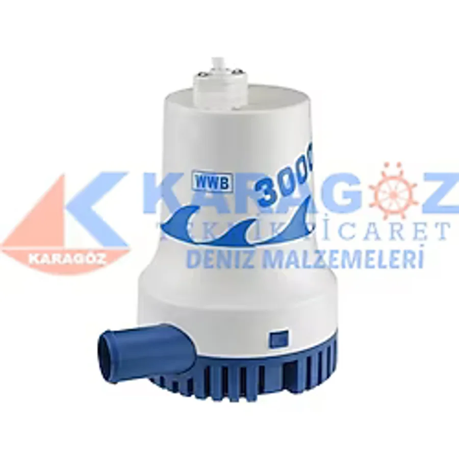 SUBMERSIBLE BİLGE PUMP SİNTİNE POMPASI 3000GPH 12V