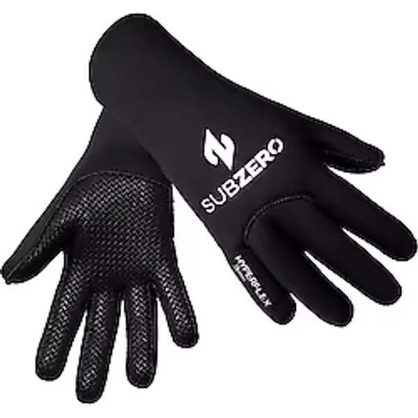 Subzero Deep 3mm Siyah Dalış Eldiveni Kaydırmaz Avuç İçi ile Soğuk Koruma Sağlar