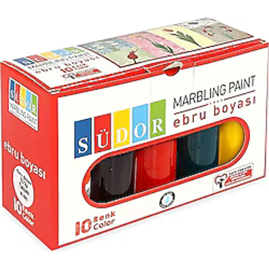 Südor 25 ml 10 Renk Ebru Boyası