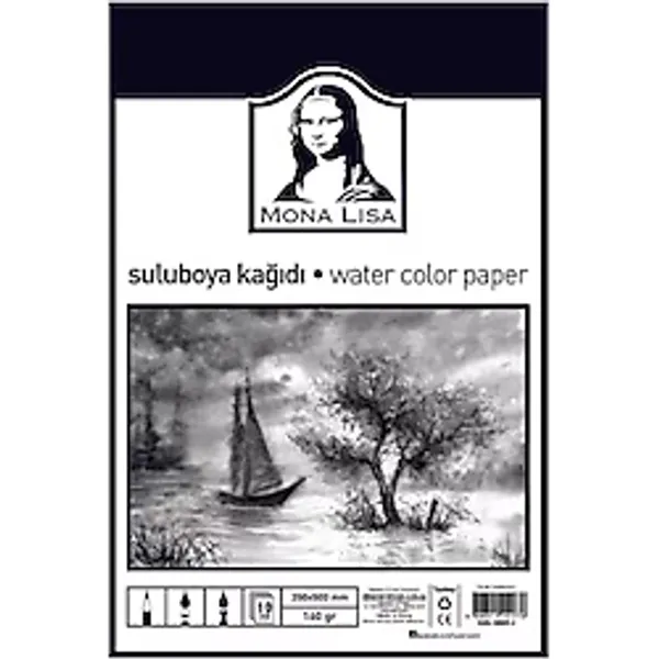 Südor Monalisa Sulu Boya Kağıdı 35x50Cm 160 Gram 10 Yaprak MN09-2