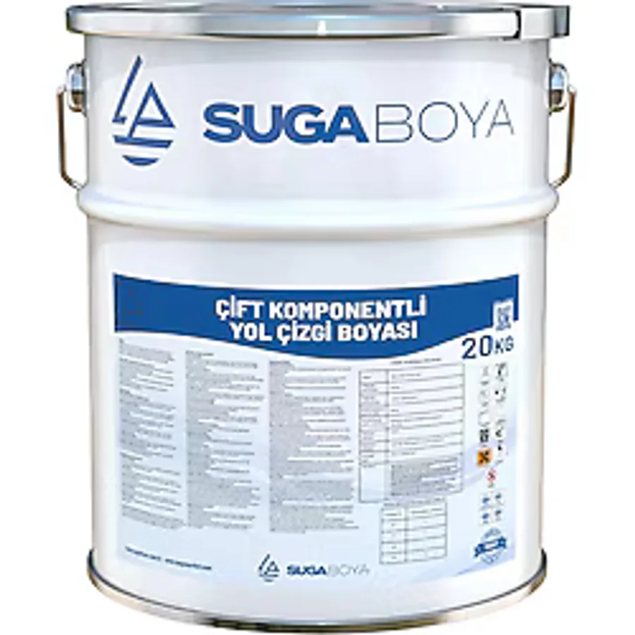 Suga Çift Komponentli Yol Çizgi Boyası 20 Kg