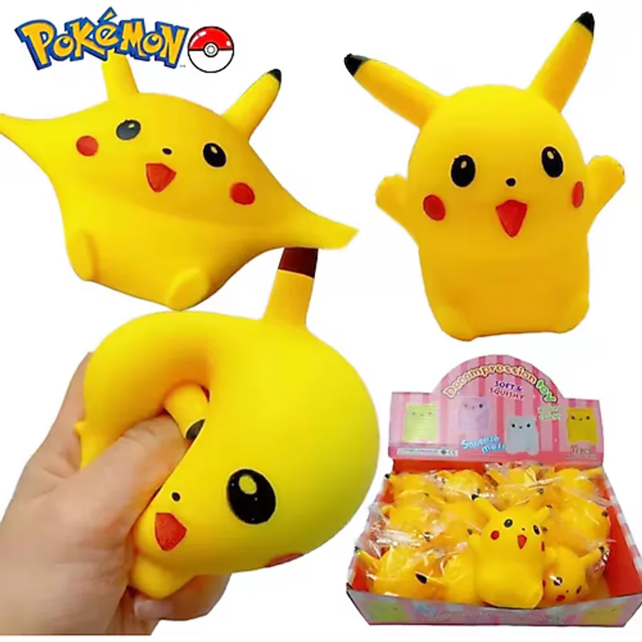 sukuşi Pikachu Squishy 10cm Yapışkan