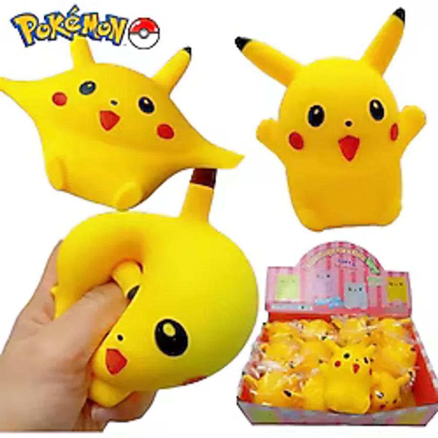 sukuşi Pikachu Squishy 10cm Yapışkan