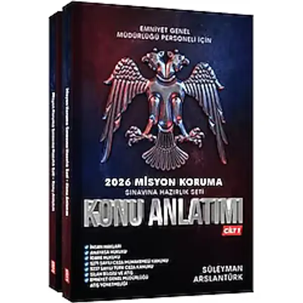 Süleyman Arslantürk 2026 Misyon Koruma Sınavı Hazırlık Konu Anlatım Seti 2 Cilt Takım