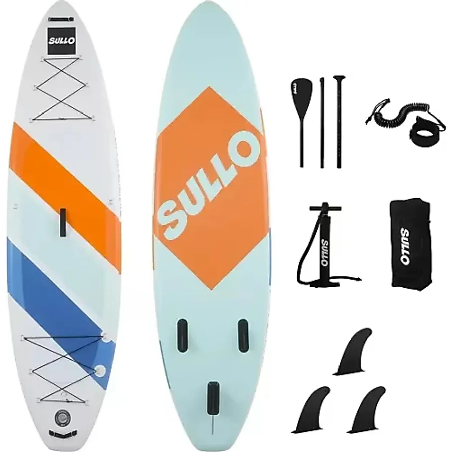 Sullo 320 cm x 81 cm x 15 Cm Şişme Paddle Board - Şişme Sup Board 150 kg Taşır Şişme Sörf Tahtası