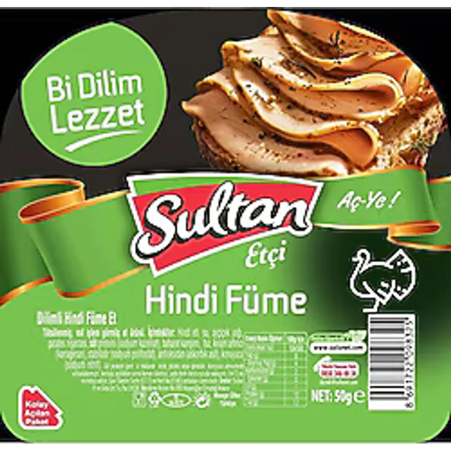 Sultan Dilimli Hindi Füme 50 gr