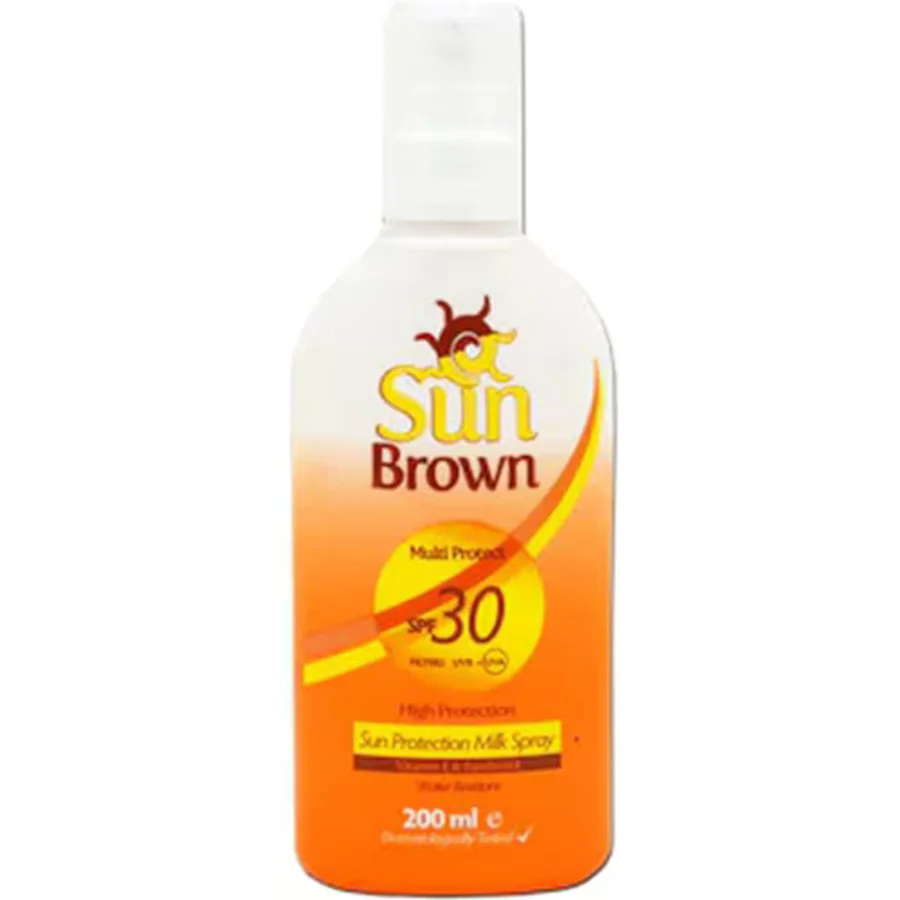 Sun Brown Multi Protect Spf 30 200 ml Güneş Koruyucu Süt Spreyi