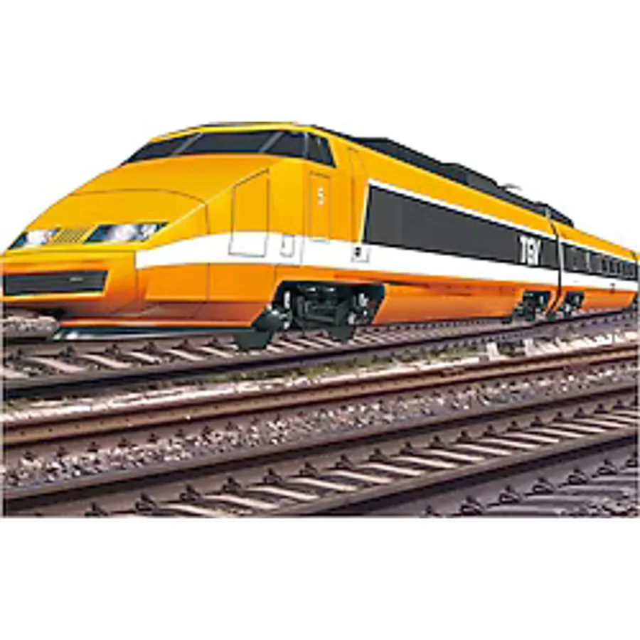 Suncon Sesli ve Işıklı Tren Seti 33 Parça Turuncu 15506