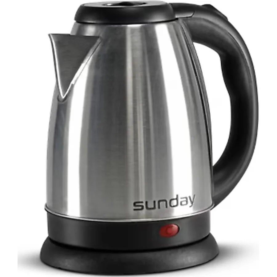 SUNDAY Sinem Çelik Kettle 1,8 lt Paslanmaz Çelik Gizli Rezistanslı Otomatik Kapanma Özellikli