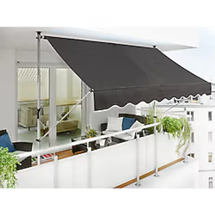 Sunfun Teleskopik Tente Antrasit 250x130 cm