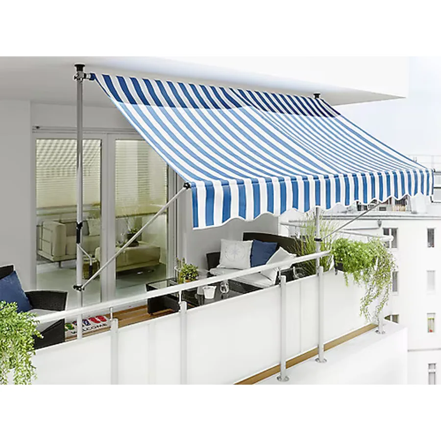 Sunfun Teleskopik Tente Mavi-Beyaz 250x130 cm